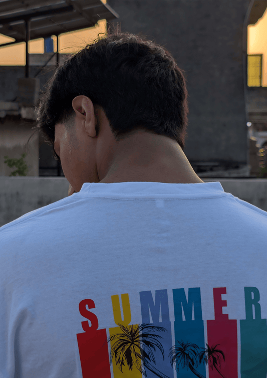 AURQ - Summer - Premium White Tee