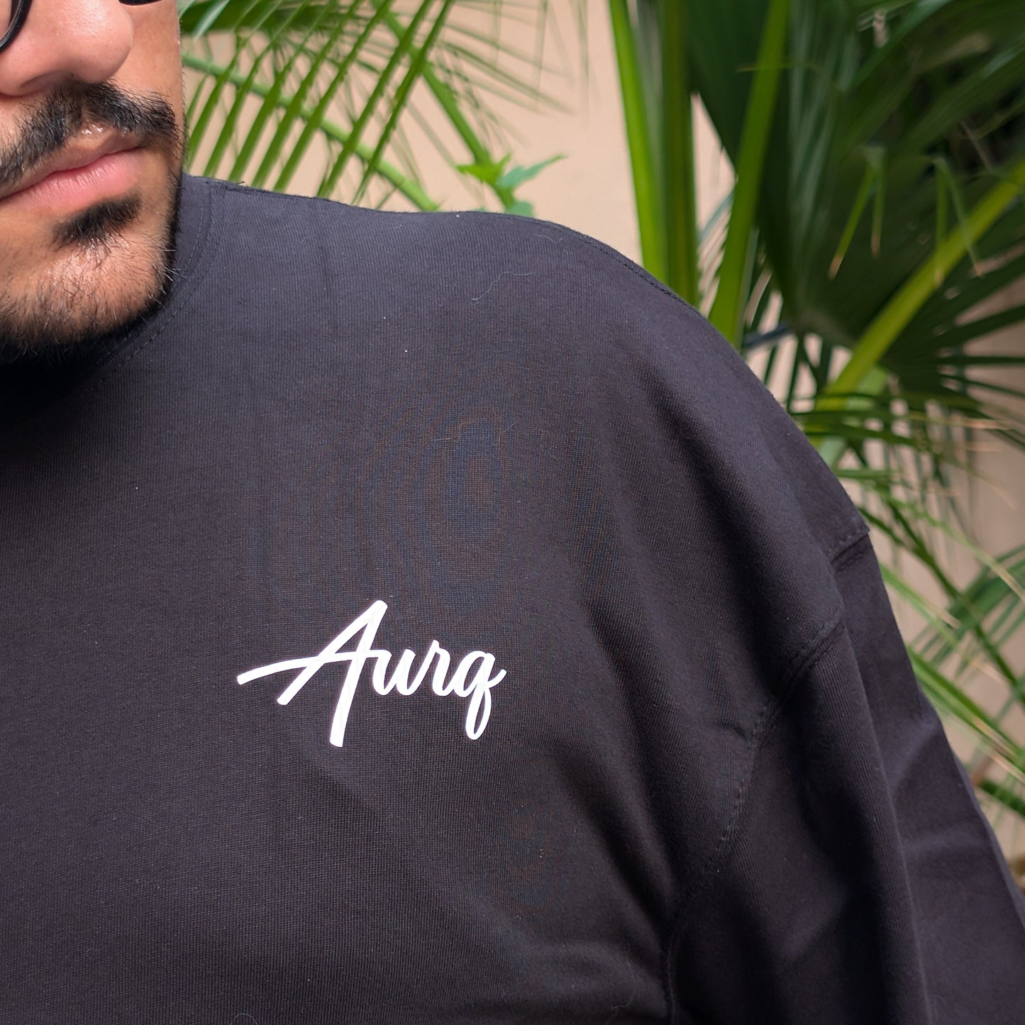 AURQ - Stay Curious Premium Black Tee