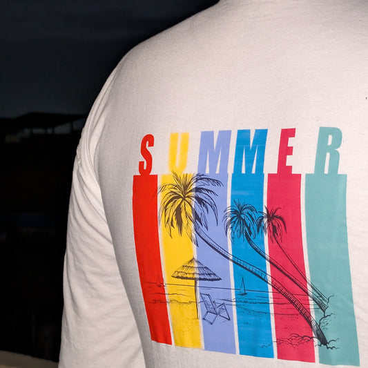 AURQ - Summer - Premium White Tee