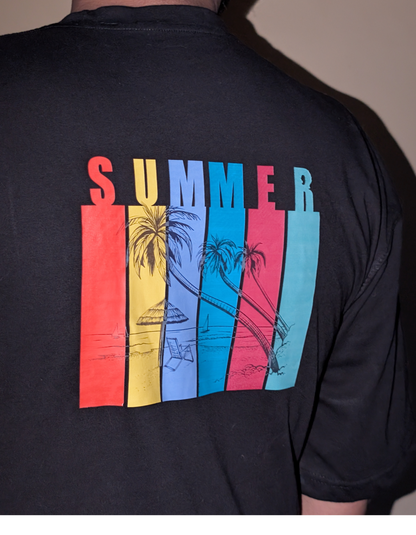 AURQ - Summer - Premium Black Tee