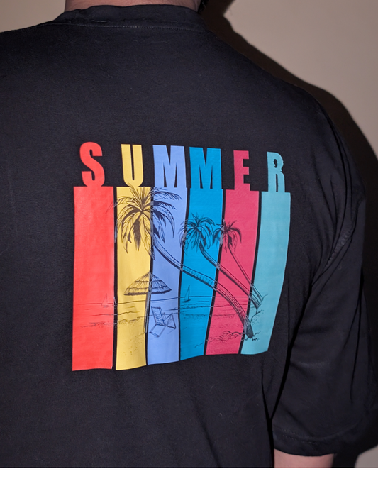 AURQ - Summer - Premium Black Tee